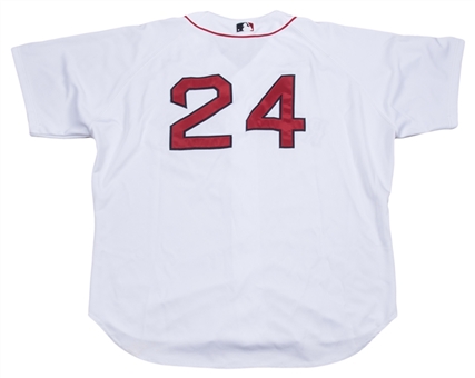 2004 Manny Ramirez Game Used Boston Red Sox Home Jersey